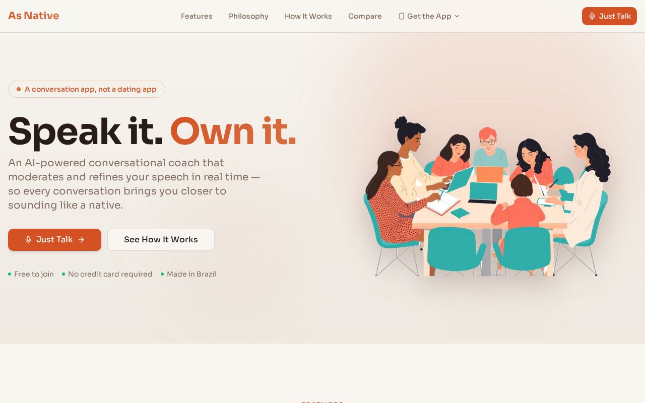 Site do As Native