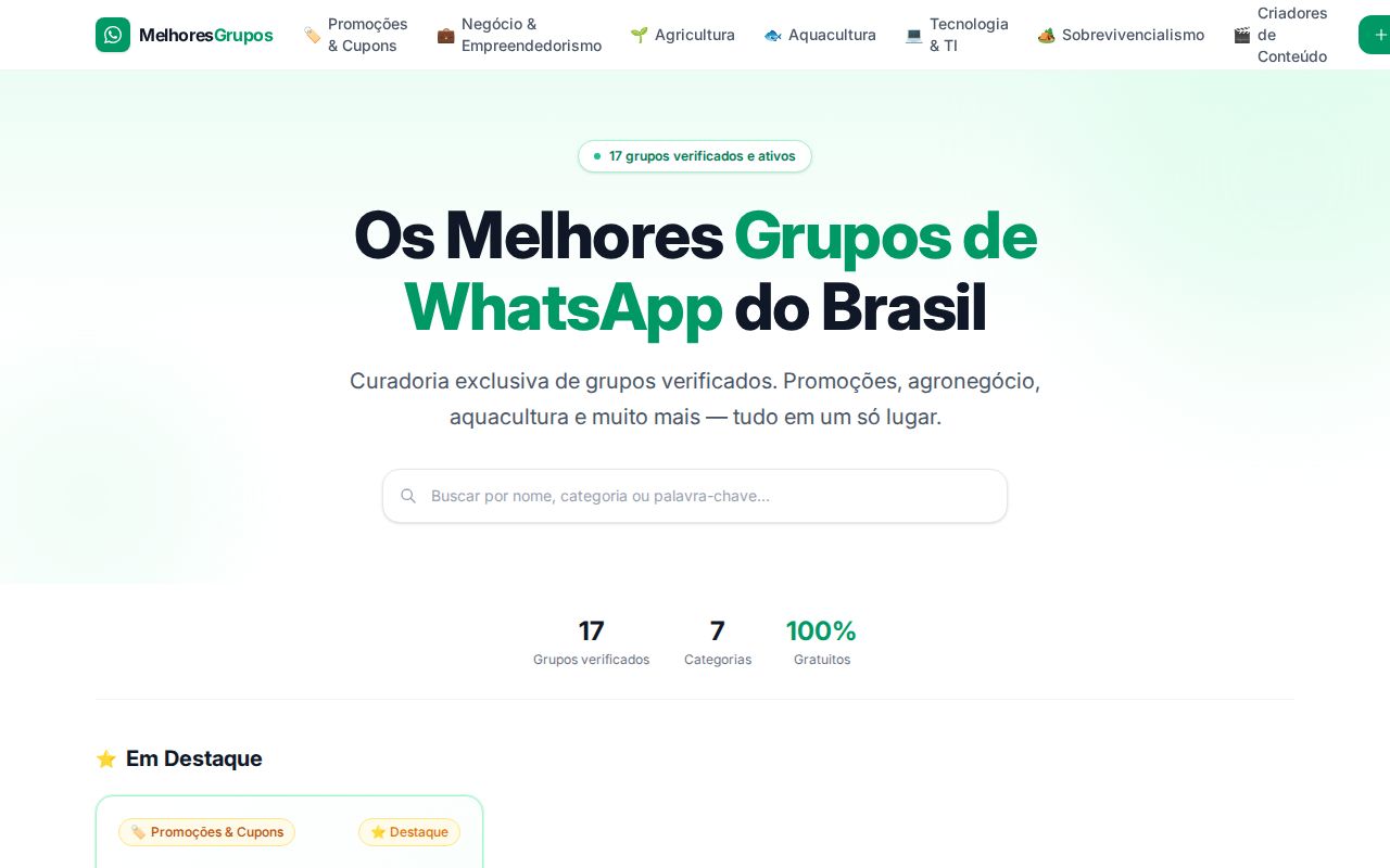 Melhores Grupos